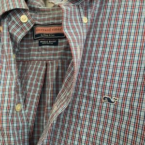 Vineyard Vines - Dress Shirt - Blue and Red